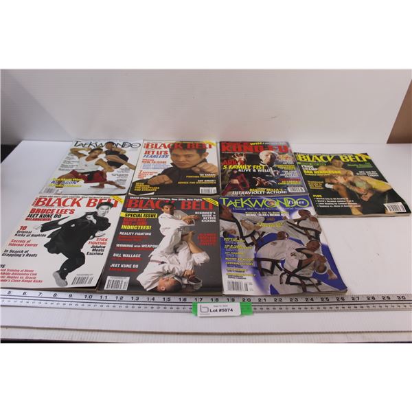 (7) Black Belt & Kung-Fu Magazines