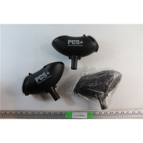(3) PCS Paint Ball Magazines