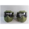 Image 2 : (2) Extreme Rage Paint Ball Helmets
