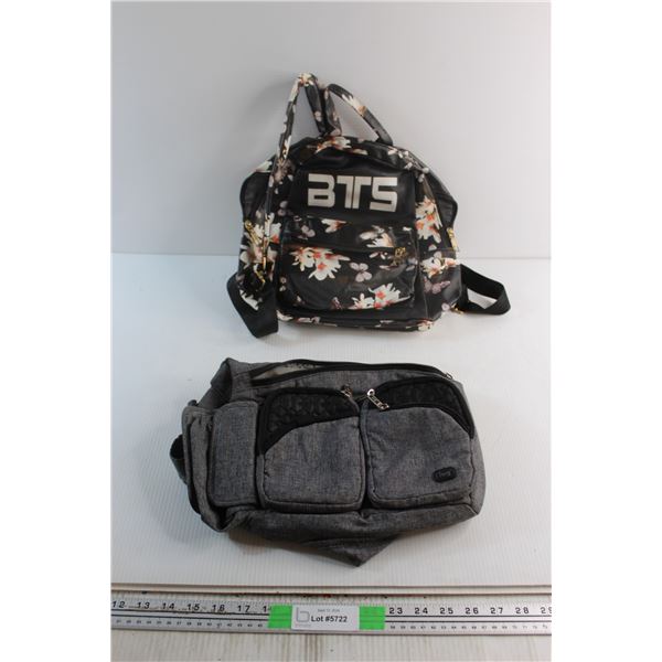 BTS Backpack and Lug Shoulder Bag