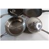 Image 3 : (3) Frying Pans and Pot with Lid