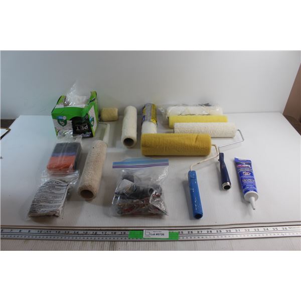DryDex Filler, Heavy Duty Pet Dry Sweeping Cloths and Assorted Paint Supplies