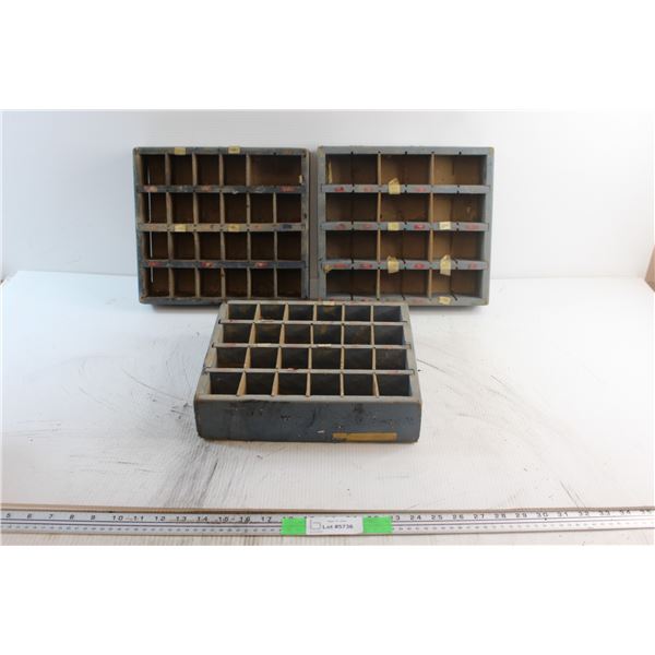 (3)Bin Parts from Canadays Clothing Factory in Moose Jaw