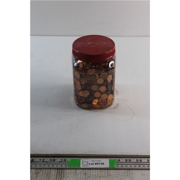 Assorted 1997 Canada & 1983 US Pennies - Approx. 2500