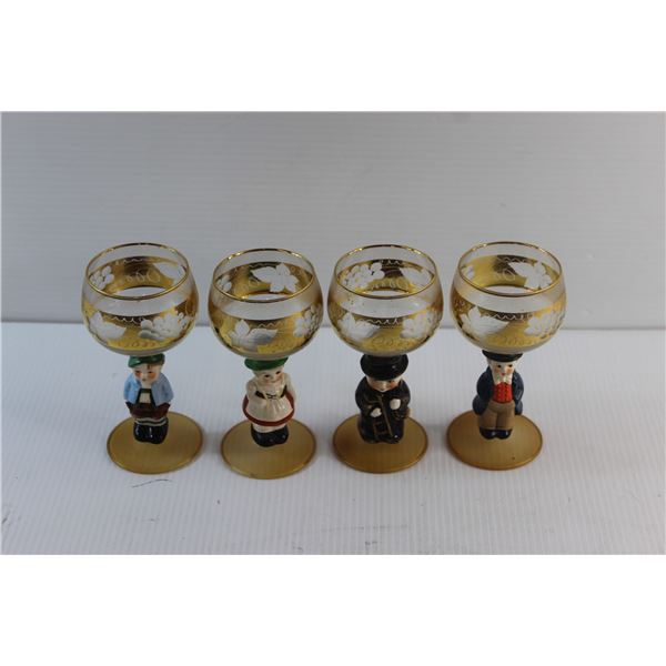 (4) Assorted Decorative Goblets