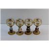 Image 1 : (4) Assorted Decorative Goblets
