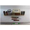 Image 1 : Romeo y Julieta Humidor, New Holland Fish Knife and Assorted Tins w/ Contents