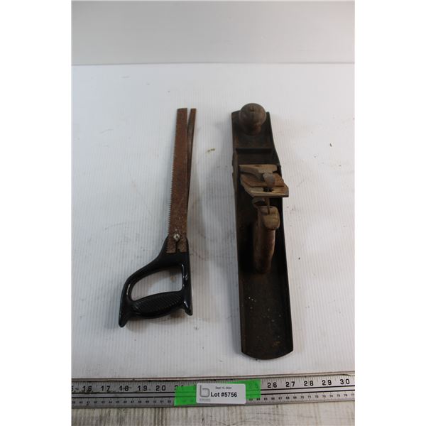 Keyhole Saw and Wood Plane