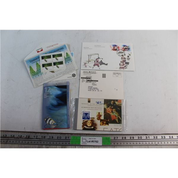 Assorted Canadian Post Stamps and Envelopes
