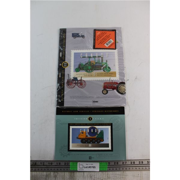 Assorted Historic Land Vehicles Stamp Souvenir Sheets