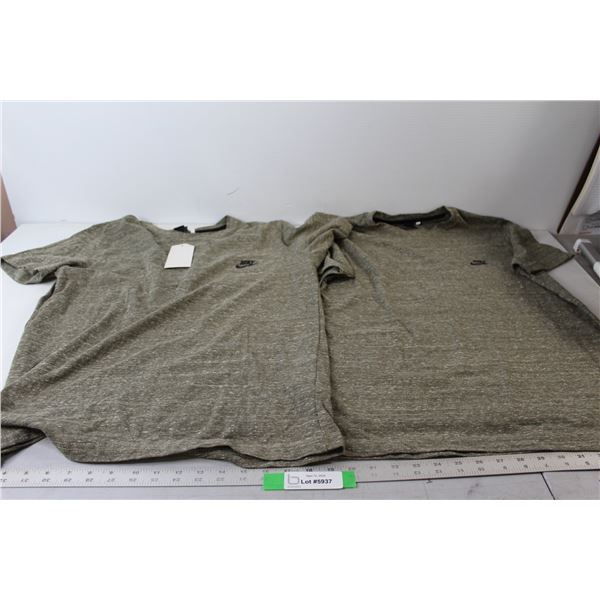 (2) Large Nike Shirts