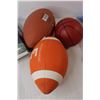 Image 4 : Giant Inflatable Football and Tee, (2) Footballs, Mini Basketball, Water Gun Backpack, Kids Sprinkle