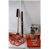 Image 1 : (3) Fram Oil Filters, (2) Snow Brushes, Rigid Microban Filter, Fram Extra Life Air Filter, Extension