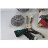 Image 4 : (4) Used Stove Elements (6" - 8") - (2) 12" Braided Toilet Water Supply Lines - Hose Spray Nozzle