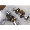 Image 2 : (2) Passage Door Knob Sets (used) - (2) Dead Bolt Lock Sets (used)
