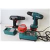 Image 3 : Makita Cordless Drill w/Batteries (14.4v - not tested) - Craftsman Drill (no battery or charger)