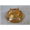 Image 3 : Carnival Glass Creamer & Sugar Dish & Footed Bowl