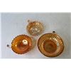 Image 3 : (3) Carnival Glass Dishes