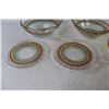 Image 4 : Vintage Painted Glass Dishes - Bowls - Plates - Dessert Dish