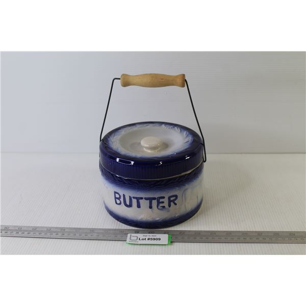 Ceramic Butter Container w/Handle