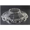Image 5 : (2) Lace Edged Glass Bowls - Pedestal Cake Plate