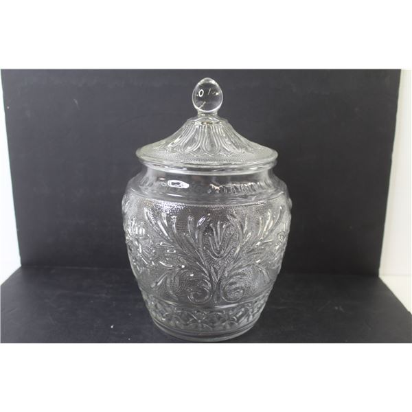 Glass Biscuit Jar