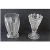 Image 3 : (3) Glass Vases - (2) Sugar Bowls