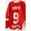 Image 6 : * Weyburn Red Wings Game Hockey Jersey - Signed by Ryan Kuntz - Size Pro 54