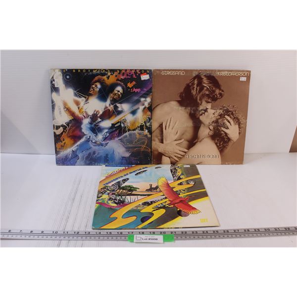 (3) Records: Streisand, Brothers Johnson, Lighthouse