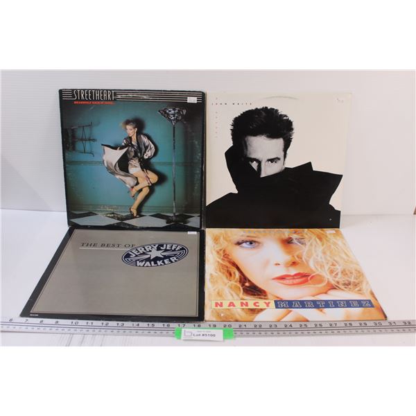 (4) Records: Streetheart, Jerry Jeff, John Waite, Nancy Martinez