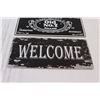 Image 3 : (2) License Plates: Welcome & Jack Daniels