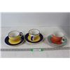 Image 1 : (3) Rialto Genuine Stoneware Cups and Saucers