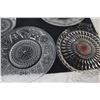 Image 2 : (3) Glass Serving Trays, (4) Glass Bowls, Glass Sugar Dish