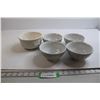 Image 1 : (5) White Bowls
