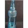 Image 3 : (2) Blue Glass Bottles