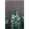 Image 3 : (3) Dark Green Glass Bottles