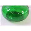 Image 3 : Green Glass Vase - 10" x 8"