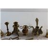 Image 4 : (4) Assorted Candle Holders, Decorative Ring Keys and Assorted Decorations