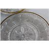 Image 4 : (4) Assorted Decorative Glass Serving Platters 12''