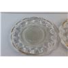 Image 7 : (4) Assorted Decorative Glass Serving Platters 12''