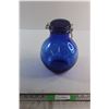 Image 1 : Blue Glass Grandma's All Purpose Storage Jar