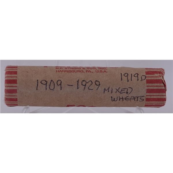 Roll of 1909-1929 Wheat Cents