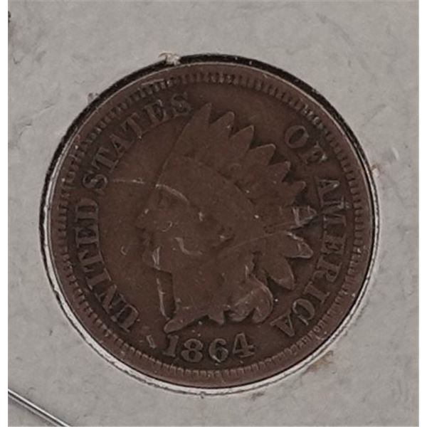 1864 Indian Head Cent CN