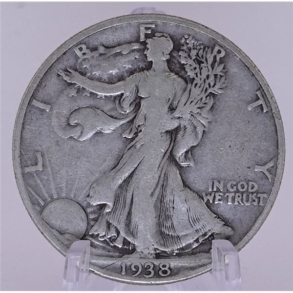 1938-D Walking Liberty Half Dollar