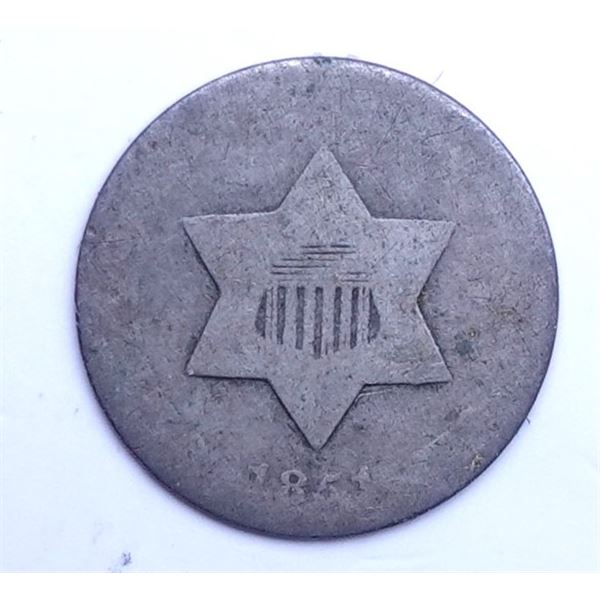 1851 3 Cent Piece