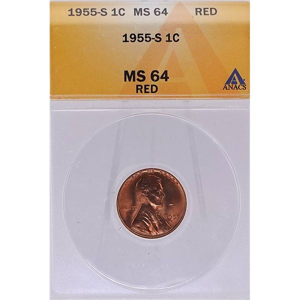1955-S Lincoln Wheat Cent