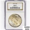 Image 1 : 1923-S Silver Peace Dollar NGC MS63