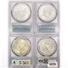 Image 2 : [4] US Varied Silver Coinage PCGS PR,MS 1971-2021