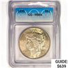 Image 1 : 1935 Silver Peace Dollar ICG MS64