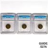 Image 1 : [3] Wheat Cents ICG EF,AU 1915-1923